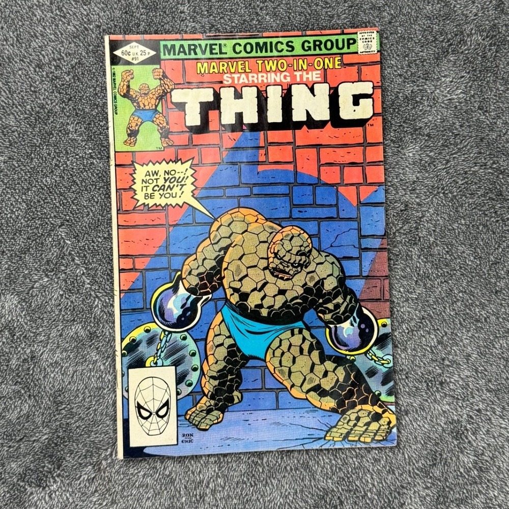 Marvel Two-In-One #91 Starring The Thing Sept 1982 Bronze Age Marvel Comics